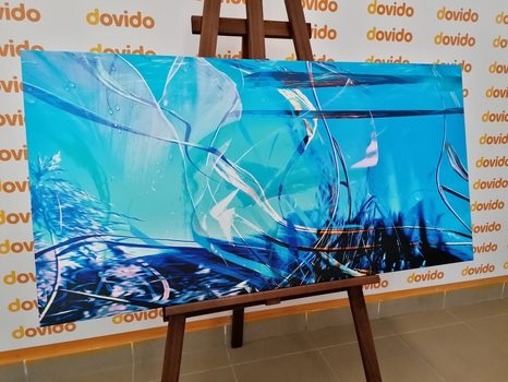 TABLOU ABSTRACȚIA LUMII SUBACVATICE - TABLOU MARE ȘI PLAJĂ - TABLOURI