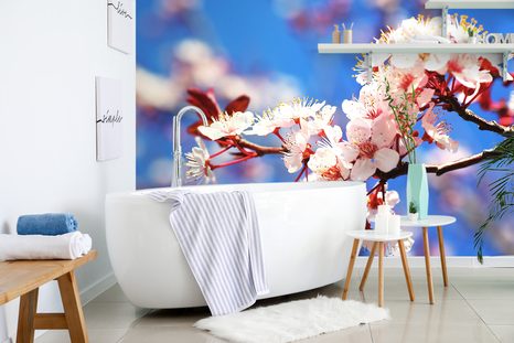 SAMOLEPÍCÍ FOTOTAPETA TŘEŠŇOVÝ KVĚT - SAMOLEPÍCÍ TAPETY - TAPETY