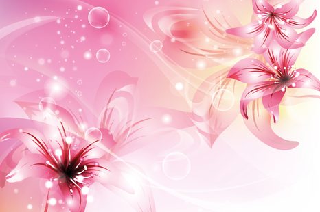 SAMOLEPÍCÍ TAPETA DIGITÁLNÍ LILIE - SAMOLEPÍCÍ TAPETY - TAPETY