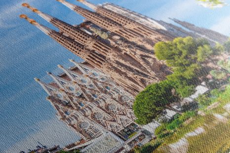 OBRAZ KATEDRÁLA V BARCELONE - OBRAZY MESTÁ - OBRAZY