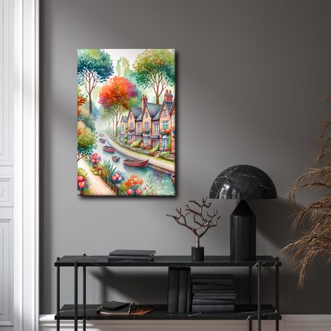 OBRAZ ROMANTICKÁ ČTVRŤ - OBRAZY MĚSTA - OBRAZY