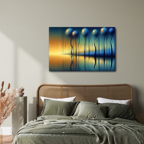 OBRAZ MAGICKÝ STROM ŽIVOTA V LESE - OBRAZY STROMY ŽIVOTA - OBRAZY