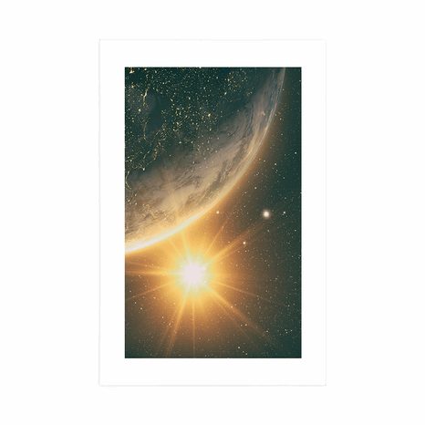 POSTER – VISTA DALLO SPAZIO - UNIVERSO E STELLE - POSTER