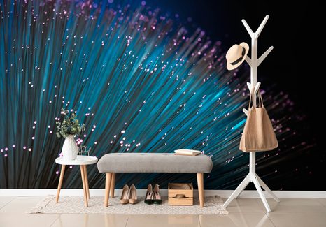 TAPETE FASER-OPTIKSTRÄNGE - TAPETEN NACH MOTIV - TAPETEN