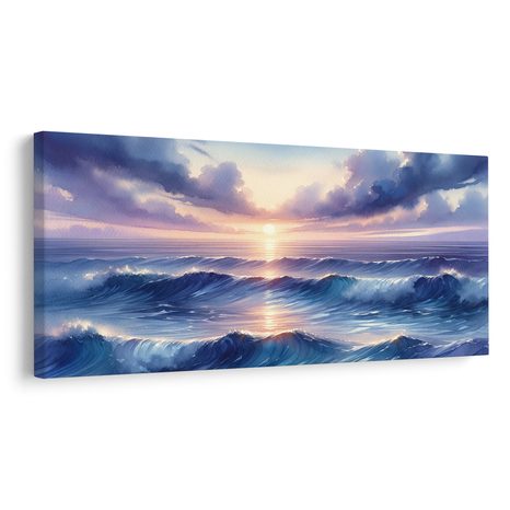 OBRAZ TŘPYTÍCÍ SE MOŘSKÝ HORIZONT - OBRAZY MOŘE A PLÁŽ - OBRAZY