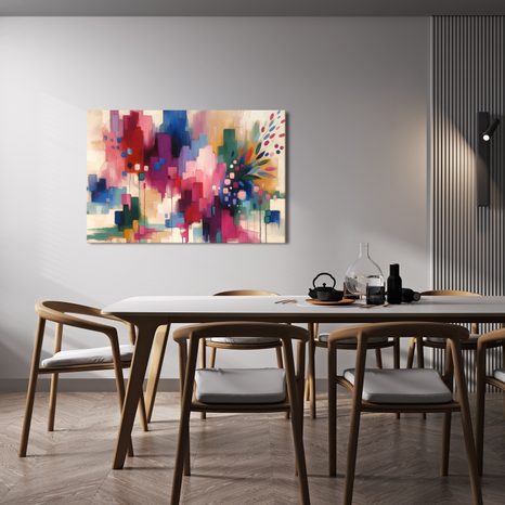 OBRAZ PESTROBAREVNÁ ABSTRAKCE - ABSTRAKTNÍ OBRAZY - OBRAZY