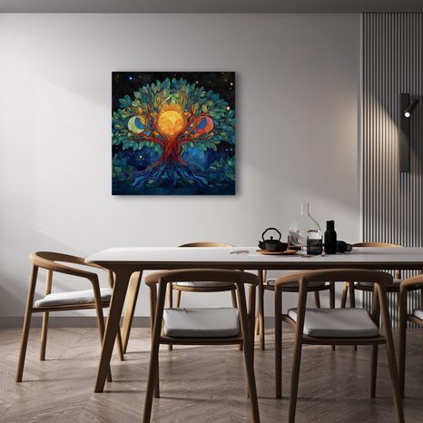 OBRAZ STROM ŽIVOTA S VESMÍRNOU ENERGIÍ - OBRAZY STROMY ŽIVOTA - OBRAZY