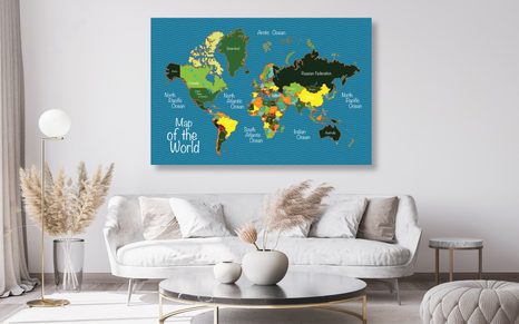 QUADRO IN SUGHERO – MAPPA STILOSA - QUADRI SU SUGHERO - STAMPE E QUADRI