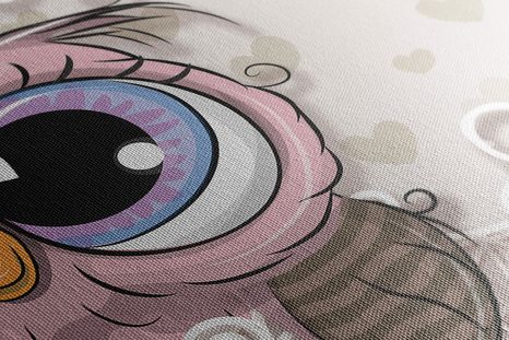 КАРТИНА НА ПЛАТНО – СЛАДКА СОВИЧКА - КАРТИНИ ЗА ДЕЦА - КАРТИНИ