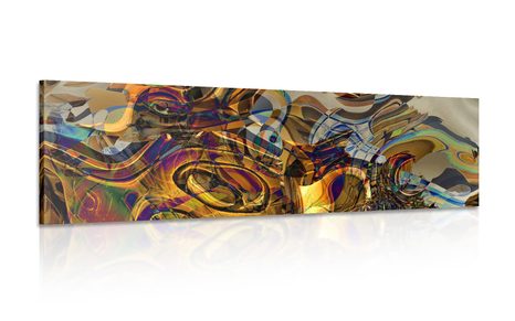 PICTURE IN ABSTRACT GOLD DESIGN