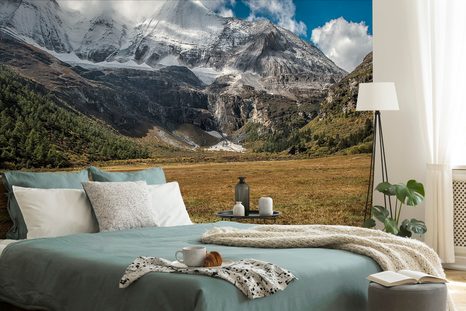 CARTA DA PARATI – MAESTOSO PAESAGGIO MONTANO - CARTA DA PARATI NATURA - CARTA DA PARATI