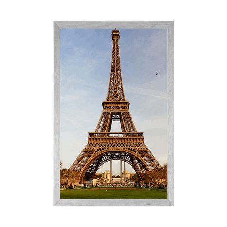 PLAKÁT SLAVNÁ EIFFELOVA VĚŽ - MĚSTA - PLAKÁTY