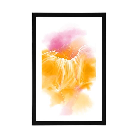 POSTER MIT PASSEPARTOUT NATÜRLICHKEIT DER FRAU - MOTIVE AUS UNSERER WERKSTATT - POSTER