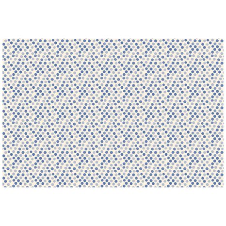 SAMOLEPÍCÍ TAPETA MODRÉ PUNTÍKY NA BÉŽOVÉM POZADÍ - DĚTSKÉ TAPETY - TAPETY