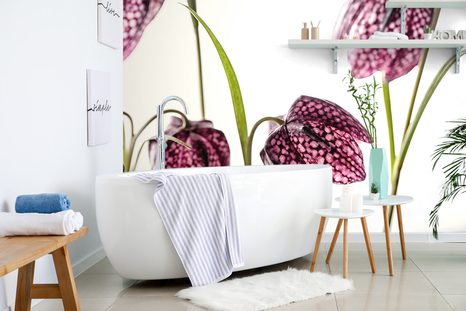 SAMOLEPÍCÍ FOTOTAPETA ŠACHOVNICOVÝ KVĚT - SAMOLEPÍCÍ TAPETY - TAPETY