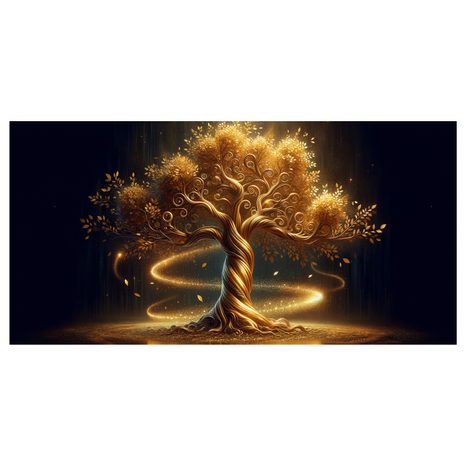 OBRAZ MYSTICKÝ STROM ŽIVOTA V NOCI - OBRAZY STROMY ŽIVOTA - OBRAZY