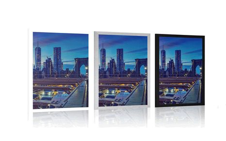 PLAGÁT NOČNÉ VEĽKOMESTO - MESTÁ - PLAGÁTY