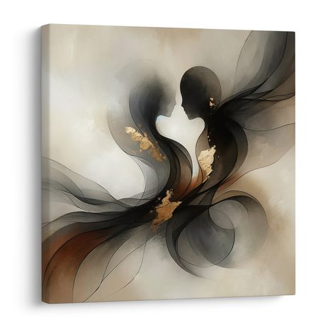 WANDBILD HARMONIE VON SCHATTEN UND LICHT - BILDER MIT LIEBESMOTIVEN - BILDER