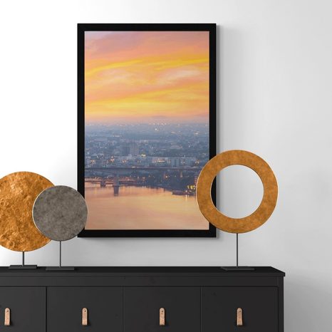 POSTER – TRAMONTO SULLA CITTÀ DI BANGKOK - CITTÀ - POSTER