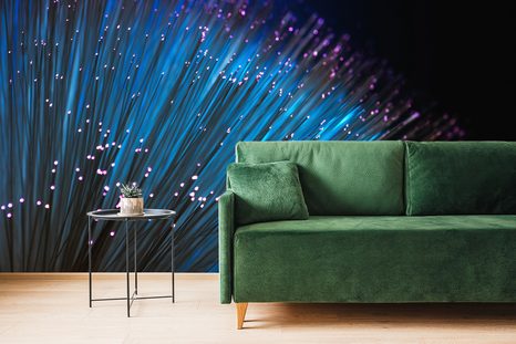 TAPETE FASER-OPTIKSTRÄNGE - TAPETEN NACH MOTIV - TAPETEN