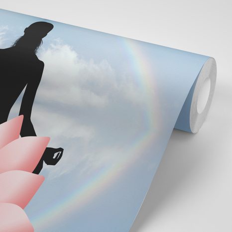 SAMOLEPÍCÍ TAPETA MEDITAČNÍ CVIČENÍ - SAMOLEPÍCÍ TAPETY - TAPETY