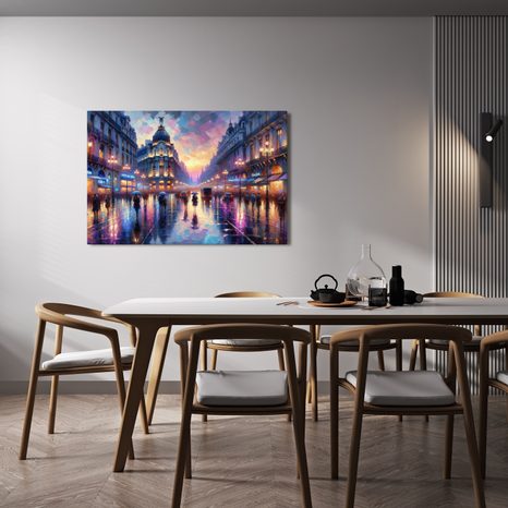 OBRAZ MALÍŘSKÝ POHLED NA VEČERNÍ PAŘÍŽ - OBRAZY PAŘÍŽ - OBRAZY