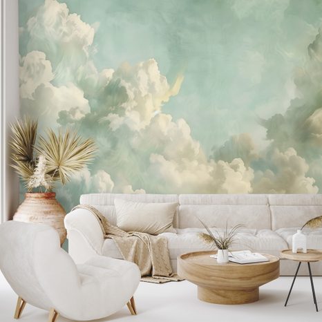 TAPET AUTOADEZIV NORI PASTEL VISĂTORI - TAPET NATURĂ - TAPETURI