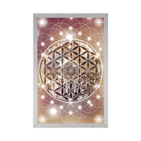 POSTER BEZAUBERNDES MANDALA - FENG SHUI - POSTER