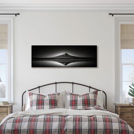 OBRAZ KLIDNÁ NOC U JEZERA - OBRAZY HORY - OBRAZY