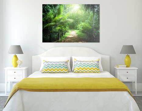 WANDBILD WEG AUF DEN SEYCHELLEN - BILDER VON NATUR UND LANDSCHAFT - BILDER