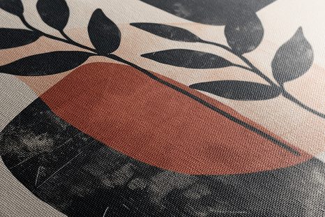 QUADRO SU TELA – JAPANDI NATURA MORTA CON FOGLIE - STAMPE E QUADRI - 🔥 SVENDITA TOTALE