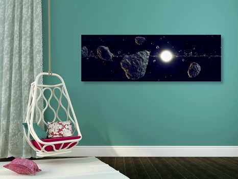 TABLOU METEORIȚI - TABLOURI STELE ȘI COSMOS - TABLOURI