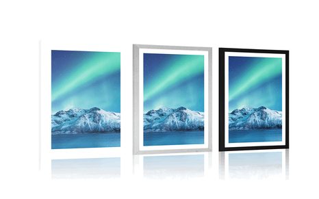 POSTER – AURORA BOREALE ARTICA - NATURA - POSTER