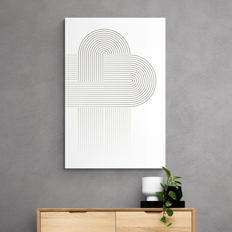 OBRAZ SPOJENÉ DÚHY MID-CENTURY - ABSTRAKTNÉ OBRAZY - OBRAZY