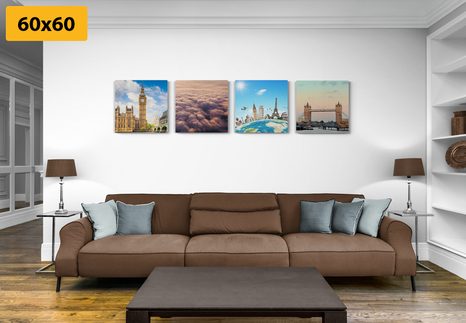 SET DI QUADRI – LONDRA INCANTEVOLE - COLLEZIONI DI QUADRI - STAMPE E QUADRI