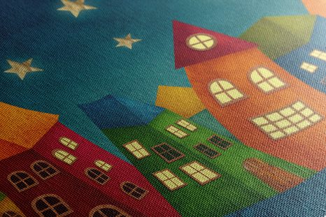 KÉP HOLD A HÁZAK FELETT - KÉPEK GYEREKEKNEK - KÉPEK