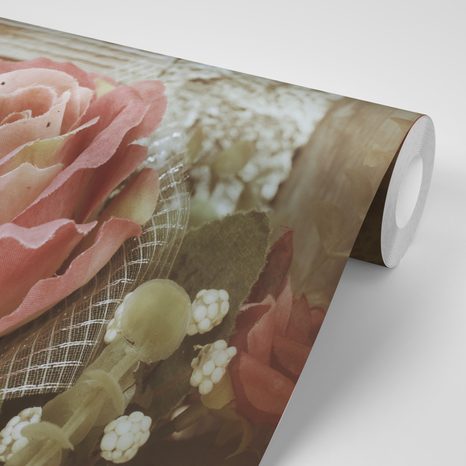 FOTOTAPETA ELEGANTNÍ VINTAGE RŮŽE - VINTAGE A RETRO TAPETY - TAPETY