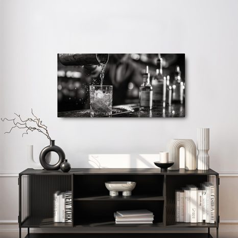 OBRAZ LEDOVÉ OSVĚŽENÍ S KOKTEJLEM - OBRAZY JÍDLA A NÁPOJE - OBRAZY