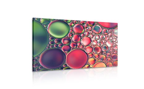 OBRAZ ABSTRAKCYJNE KROPLE OLEJU - OBRAZY ABSTRAKCYJNE - OBRAZY