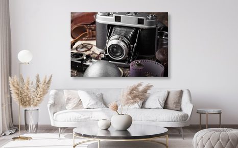 KÉP RÉGI FÉNYKÉPEZŐ GÉP - VINTAGE ÉS RETRÓ KÉPEK - KÉPEK