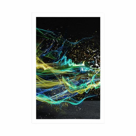 POSTER – ASTRAZIONE MODERNA E COLORATA - ASTRATTO E MODELLATO - POSTER