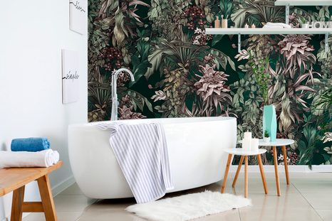 CARTA DA PARATI AUTOADESIVA – CON MOTIVO FLOREALE ELEGANTE - CARTA DA PARATI AUTOADESIVE - CARTA DA PARATI