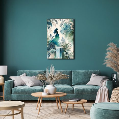 SLIKA VILA KOD VODOPADA - SLIKE ŽENY - SLIKE