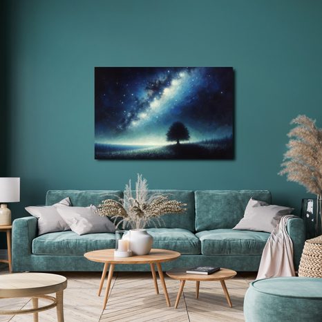 OBRAZ STROM ŽIVOTA POD HVĚZDAMI - OBRAZY STROMY ŽIVOTA - OBRAZY
