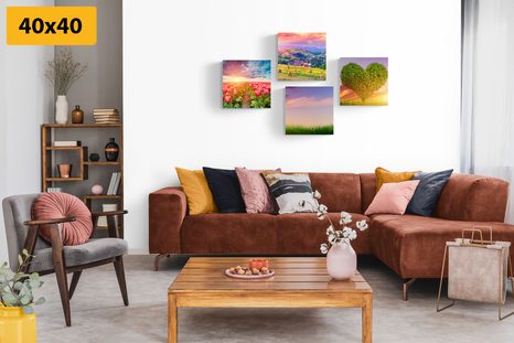 BILDER-SET NATUR IN PASTELLFARBEN - BILDERSETS - BILDER