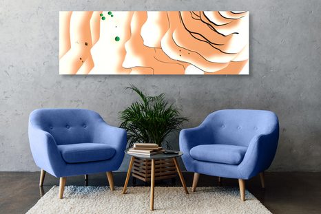 KÉP ABSZTRAKT HOLD FELÜLETE - ABSZTRAKT KÉPEK - KÉPEK