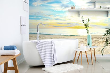 CARTA DA PARATI – SPLENDIDA SPIAGGIA SABBIOSA - CARTA DA PARATI NATURA - CARTA DA PARATI