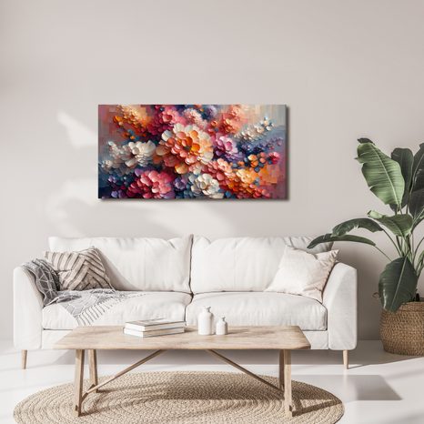 OBRAZ ŽIVÉ BARVY KVĚTIN - OBRAZY KVĚTŮ - OBRAZY