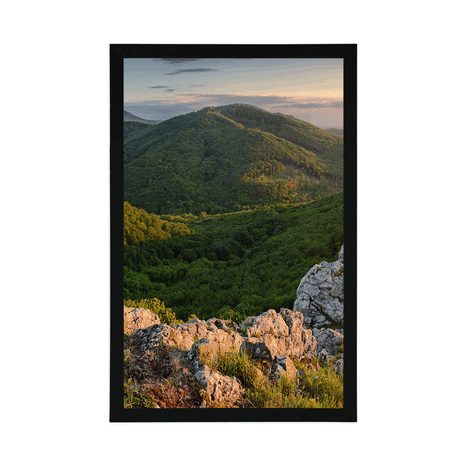 PLAKÁT PŘÍRODA ZALITÁ SLUNCEM - PŘÍRODA - PLAKÁTY