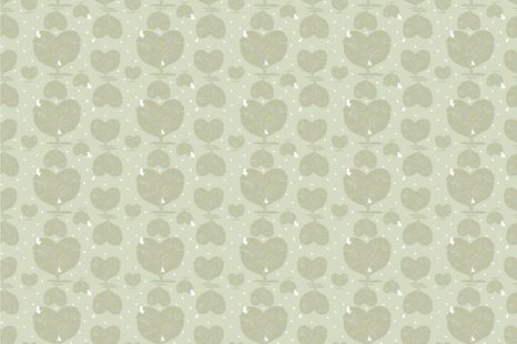 WALLPAPER GOLDEN APPLES ON HEART SHAPED TREES - WALLPAPERS NATURE - WALLPAPERS